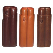 Traditional Calf Leather Cigar Cases