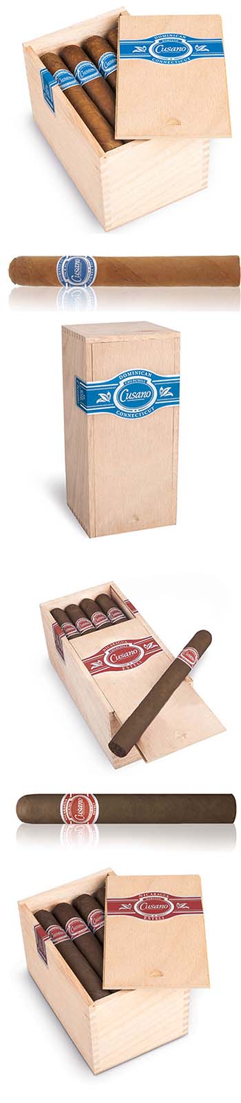 CUSANO by Davidoff with new blends 'Dominican Connecticut' and 'Nicaragua Estelí'.