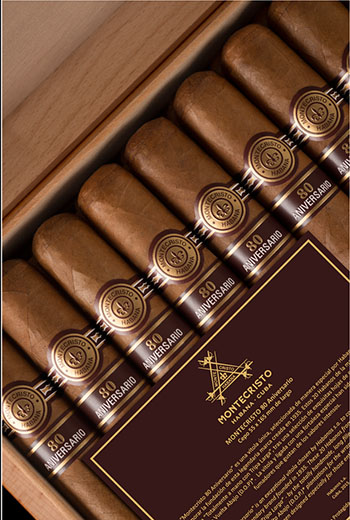 MONTECRISTO 80TH ANIVERSARIO SPECIAL RELEASE AVAILABLE: Box of 20s