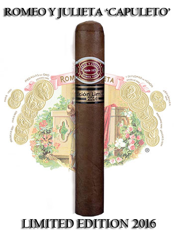 ROMEO Y JULIETA 'CAPULETOS' FIRST LIMITED EDITION OF 2016 AVAILABLE.