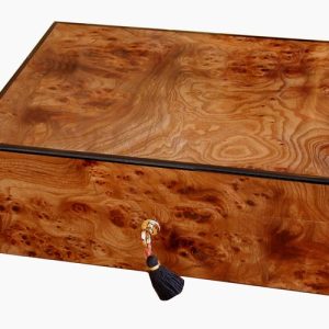 50 Cigar 'The Classic Range' Humidor in Elm Burl