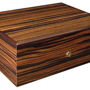 50 Cigar 'The Classic Range'  Humidor in Macassar Ebony