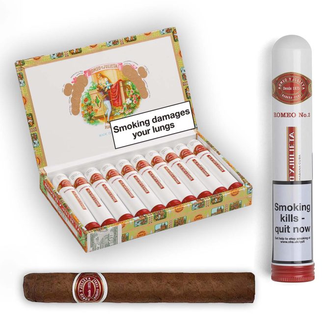 Romeo y Julieta No.3 Tube / Box of 10