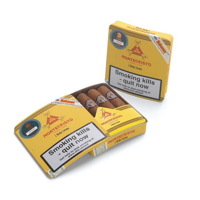 Montecristo Media Corona / Tin of 5 - Image 2