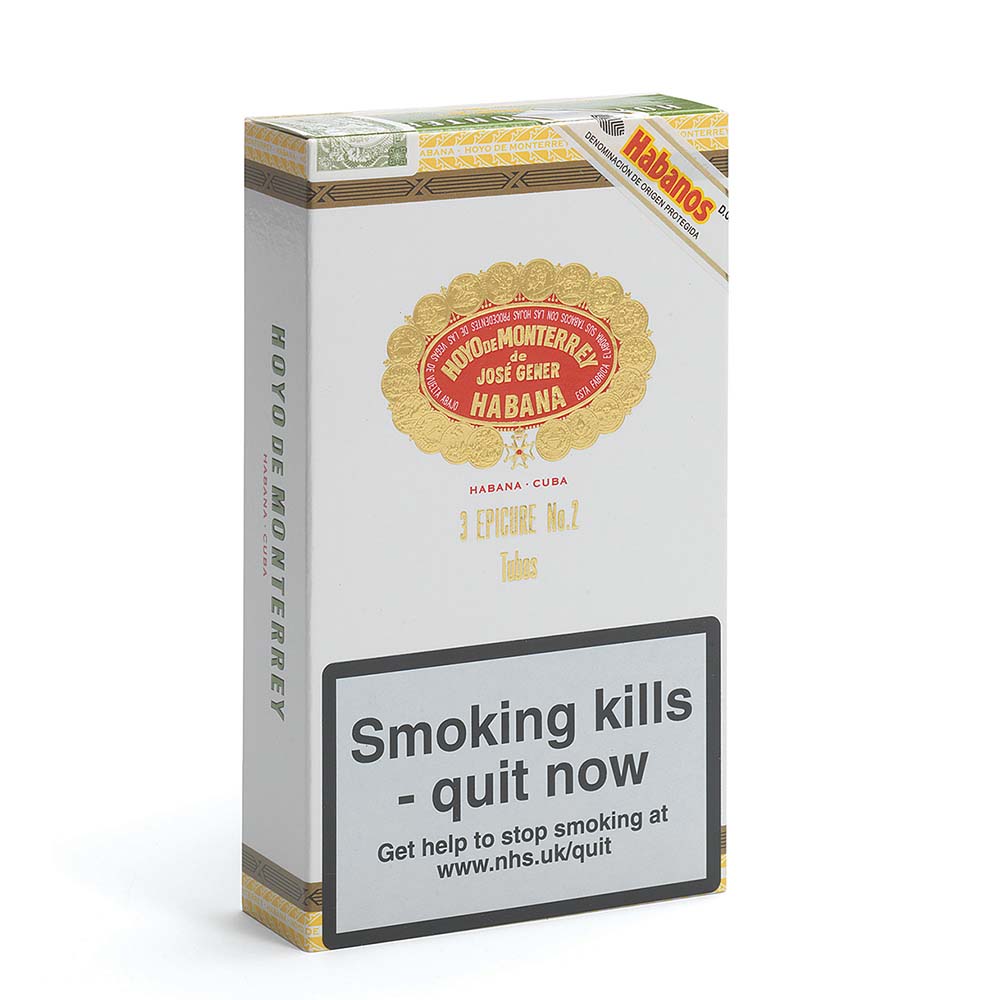 Hoyo de Monterrey Epicure No.2 in Tube / Pack of 3 - Image 2