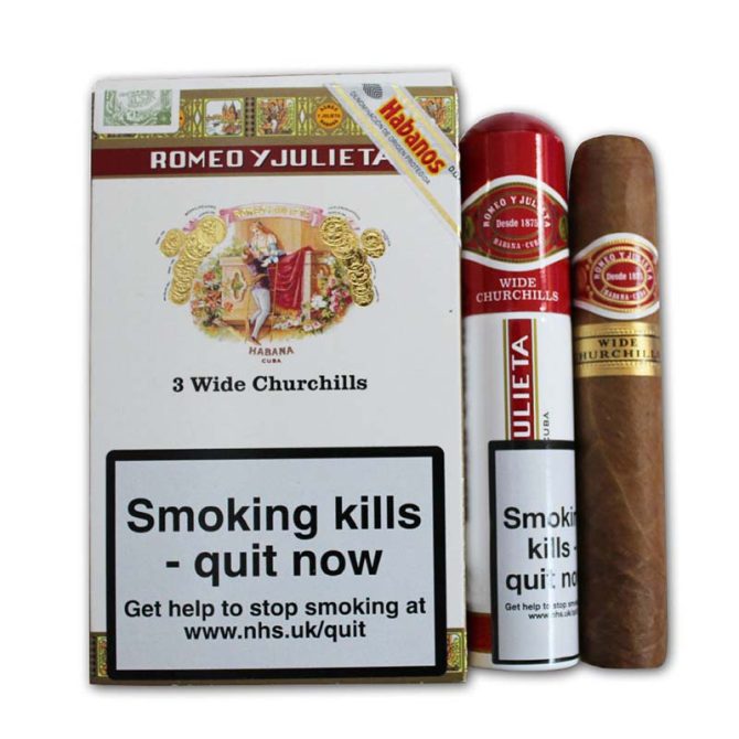 Romeo y Julieta Wide Churchill in Tube / Pack of 3 - Image 7