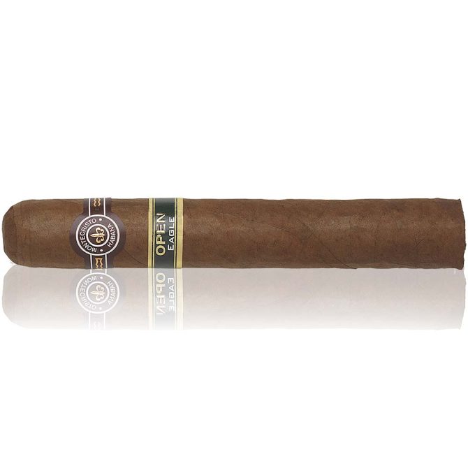 Montecristo Open Eagle  leather case with two cigars - Image 2