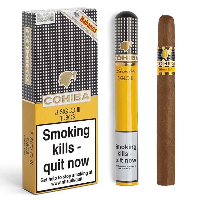 Cohiba Siglo III in Tube / Pack of 3