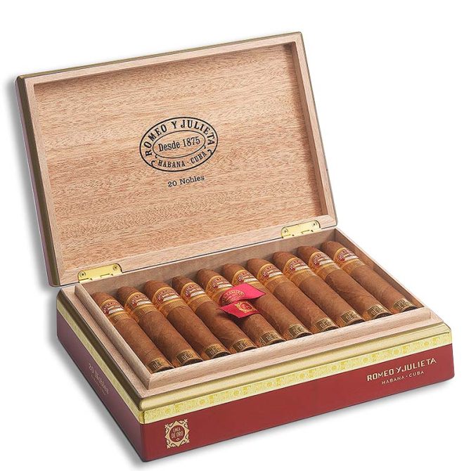 Romeo y Julieta Linea de Oro Nobles / Box of 20