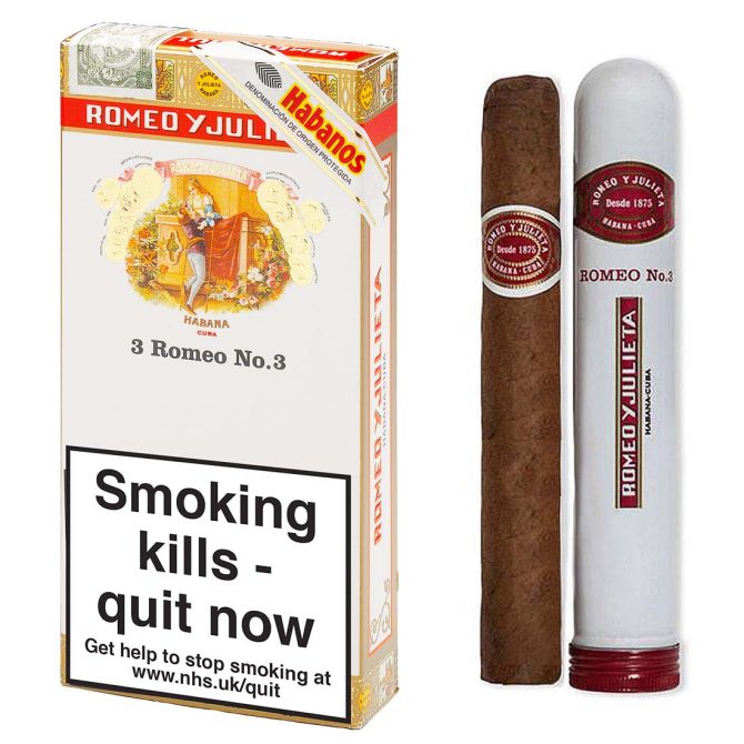 Romeo y Julieta No.3 Tube / Box of 10 - Image 5