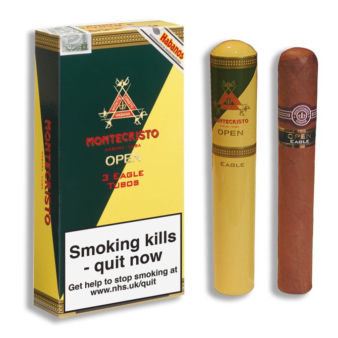 Montecristo Open Eagle in Tube / Pack of 3 - Image 6
