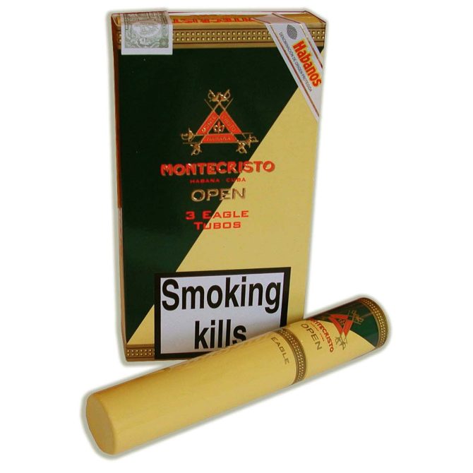 Montecristo Open Eagle in Tube / Pack of 3 - Image 2