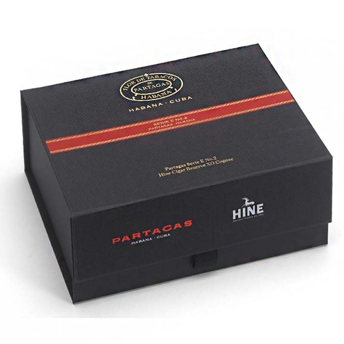 Partagas Serie E No.2 & Hine Cognac Gift Box - Single Cigar - Image 3