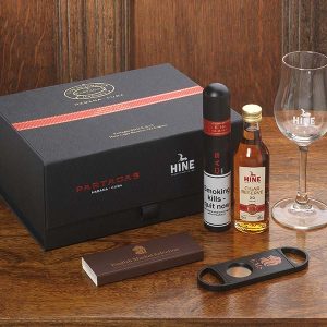 Partagas Serie E No.2 & Hine Cognac Gift Box - Single Cigar