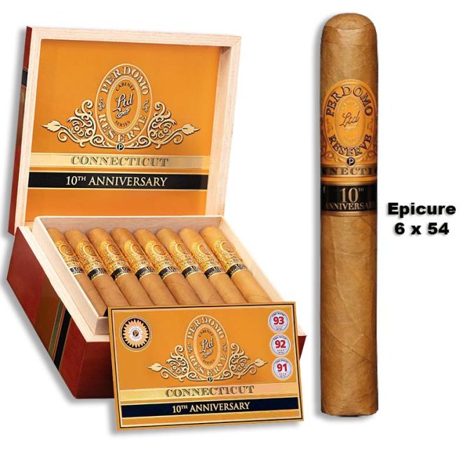 Perdomo 10th Anniversary Connecticut Reserve Robusto / Box of 25 - Image 5