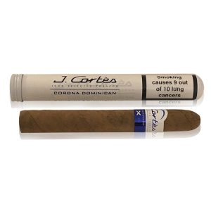 J Cortes Dominican Corona in Tube (White) / Single