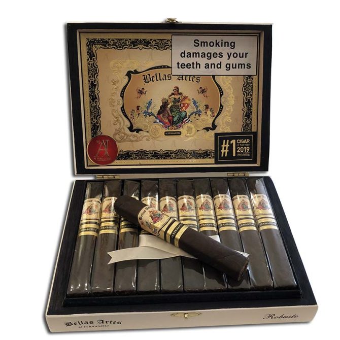 A J Fernandez Bellas Artes Robusto Maduro / Box of 20 - Image 8