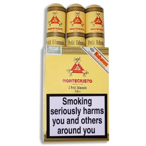 Montecristo Petit Edmundo in Tube / Pack of 3