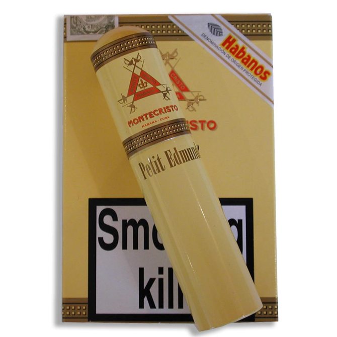 Montecristo Petit Edmundo in Tube / Pack of 3 - Image 2
