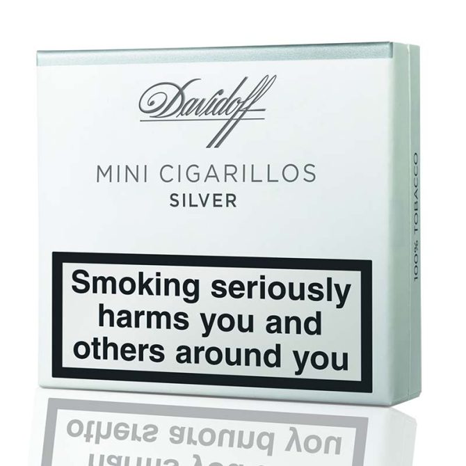 Davidoff Mini Cigarillos Silver / Pack of 20