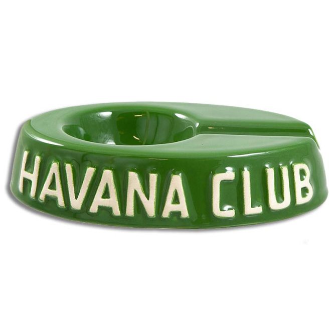 Ceramic Havana Club Ashtray for 1 cigar (6 Colours)