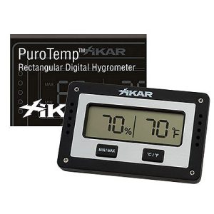 Xikar Rectangular Digital ThermoHygrometer