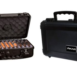XIKAR Cigar Travel Humidor for 30-50 Cigars