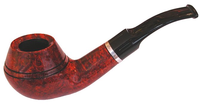 John Brumfit Brown Matte Rhodesian shape Briar Pipe 69-59 (9mm) - Image 6