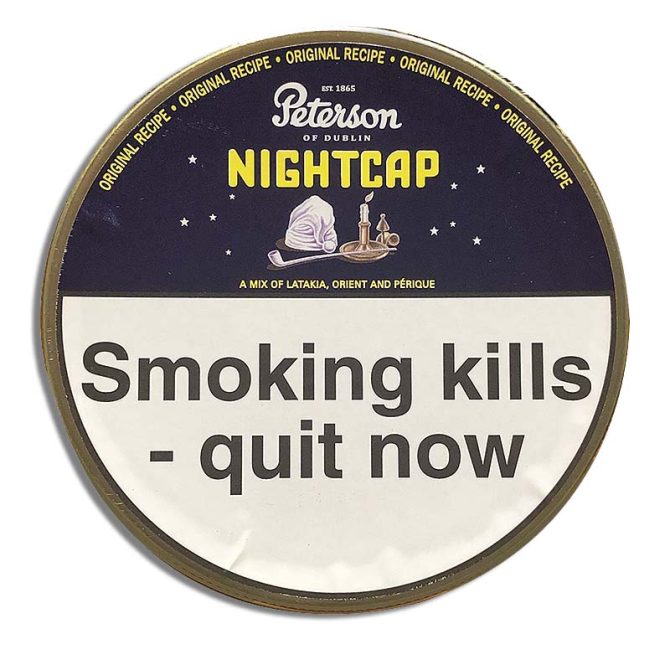 Peterson Nightcap Pipe Tobacco Tin 50g