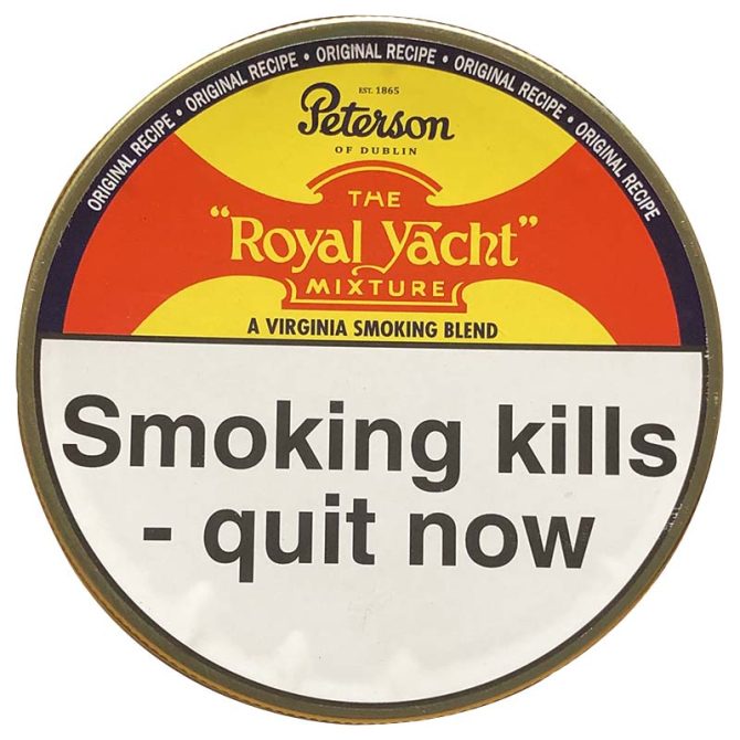 Peterson Royal Yacht Mixture Pipe Tobacco Tin 50g