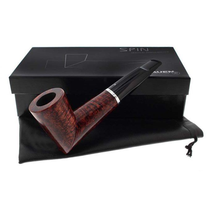 Vauen Spin Pipe Brown Smooth No1 (9mm) - Image 4
