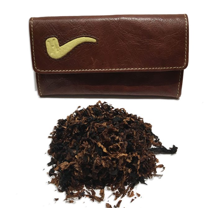 Hardcastle Vachetta Button Box Pouch (Brown)