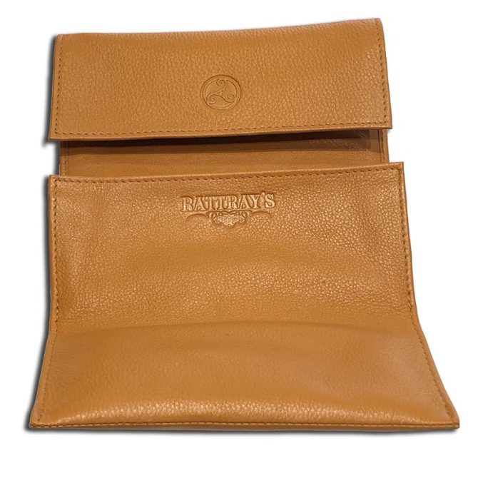 Rattray Leather Roll Up Tobacco Pouch (Barley) - Image 2
