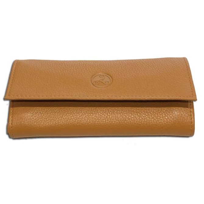 Rattray Leather Roll Up Tobacco Pouch (Barley)