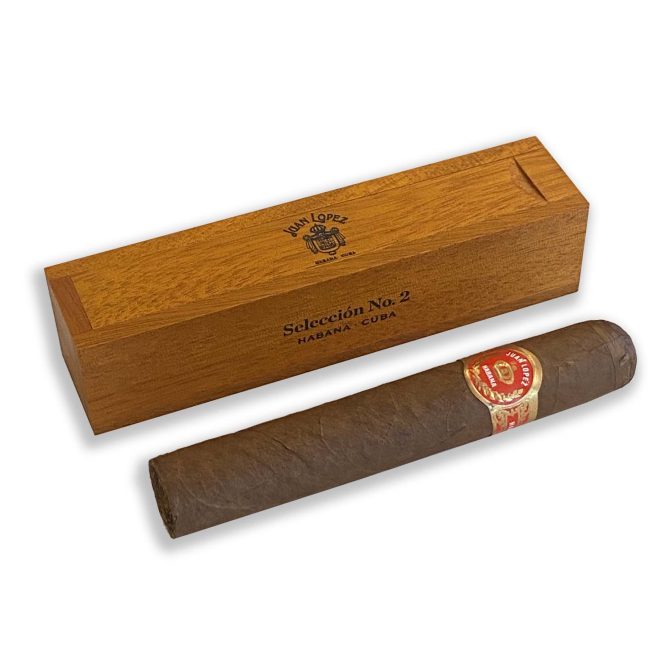 Juan Lopez Selection No.2 Wooden Gift Box - Single Cigar - Image 3