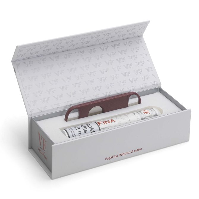 VegaFina Robusto Gift Box - Single Cigar & Cutter
