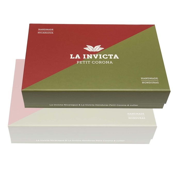 La Invicta Nicaraguan & Honduran Petit Coronas Gift Box - 2 Cigars & Cutter - Image 2