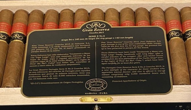 Partagas Serie E No.2 Gran Reserva (Cosecha 2015) / Box of 15 - Image 6