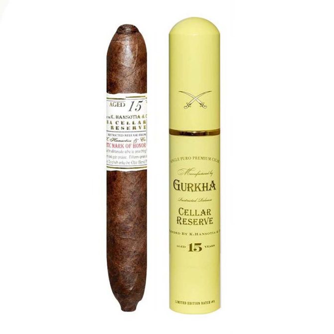 Gurkha Cellar Reserve 15 Year Platinum Hedonism Tubo - Grand Robusto  / Box of 20 - Image 5