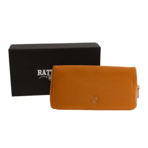 Rattray Soft Tan Leather Combination Tobacco Pouch for Two Pipes