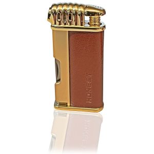 Honest Burley Gold-Brown Pipe Lighter & Tools