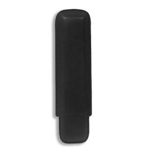 2 x Churchills Black Faux Leather Cigar Case
