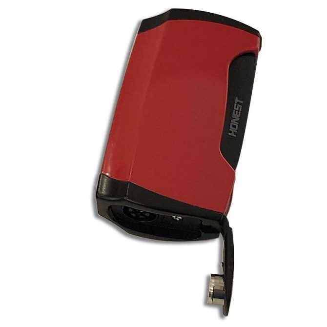 Honest "Orion" Double Jet Cigar Lighter with punch / Red finish - Image 3