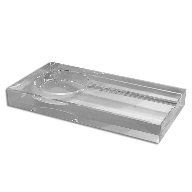 Large Square Crystal Ashtray for 4 cigars - Image 15