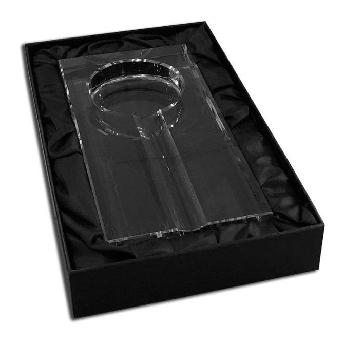 Large Square Crystal Ashtray for 4 cigars - Image 16