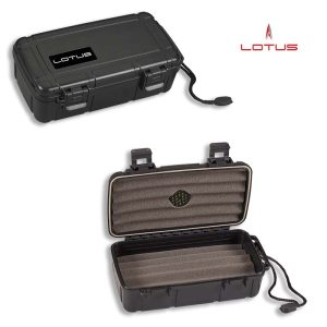 Lotus Cigar Travel Humidor for 10 cigars