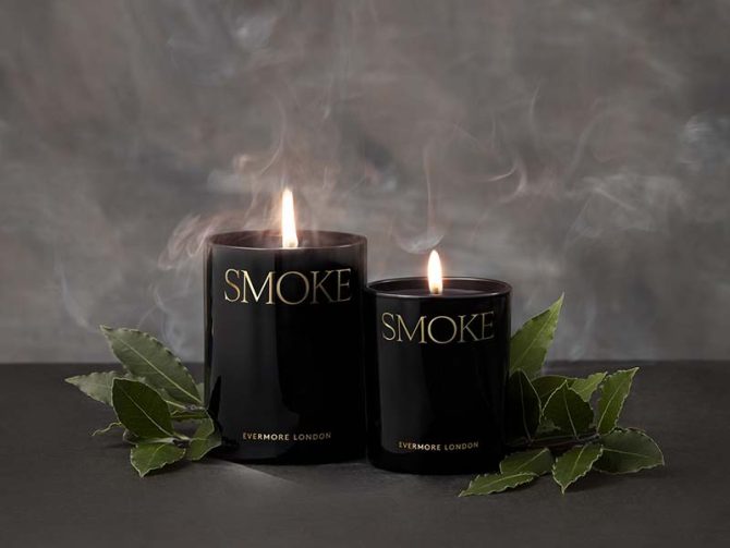 Smoke Candle by Evermore London 145g & 300g