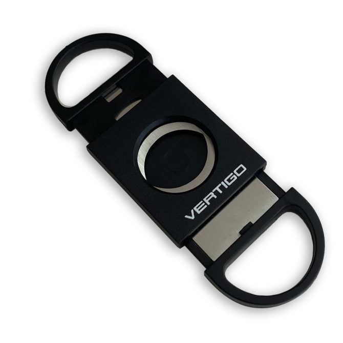 Vertigo Double Bladed Cigar Cutter (With Back Stop)