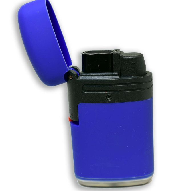 V-FIRE Rubberised Double Jet Torch Lighter (5 Finishes) - Image 4
