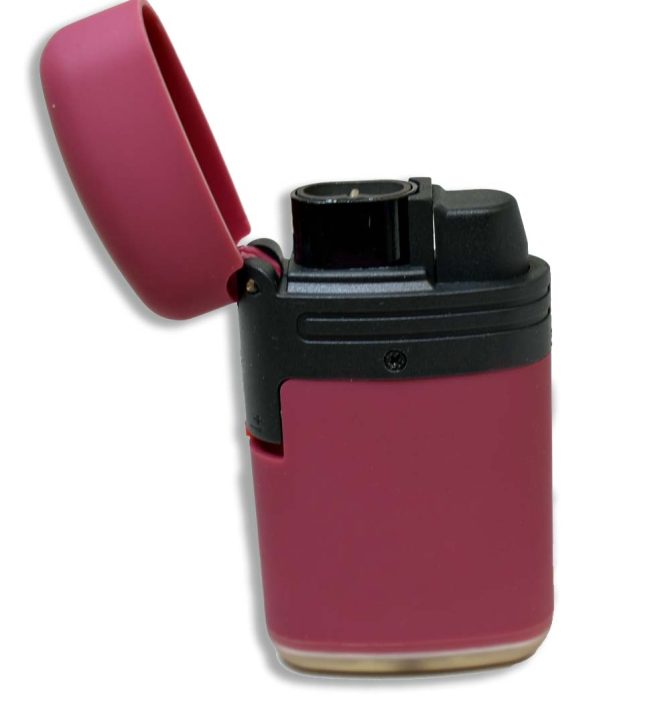 V-FIRE Rubberised Double Jet Torch Lighter (5 Finishes) - Image 6